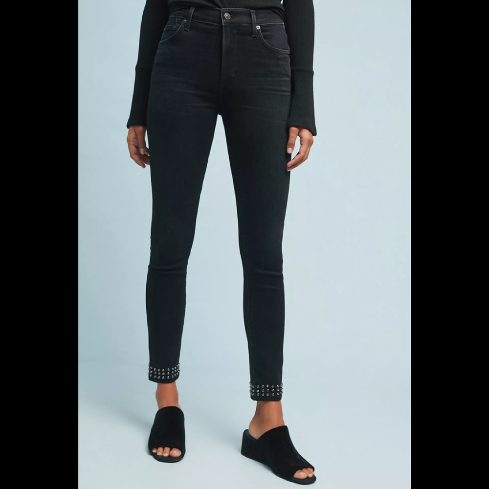 Citizens of Humanity Rocket High-Rise Skinny Jeans ( Stud ankles ) - Picture 2 of 16